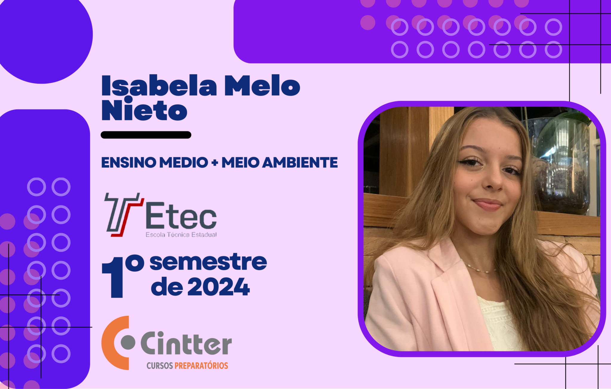 Isabela Melo ETEC