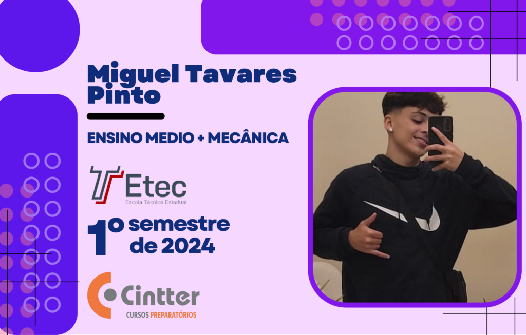 Miguel Tavares ETEC