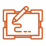 Ensino moderno, com tecnologia em sala e recursos digitais que facilitam o aprendizado nos cursinhos técnicos.